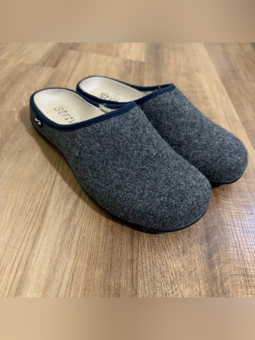 Strive‎ Copenhagen Orthotic Mule Slippers - W 9.5/10 Grey ergonomic,arch support